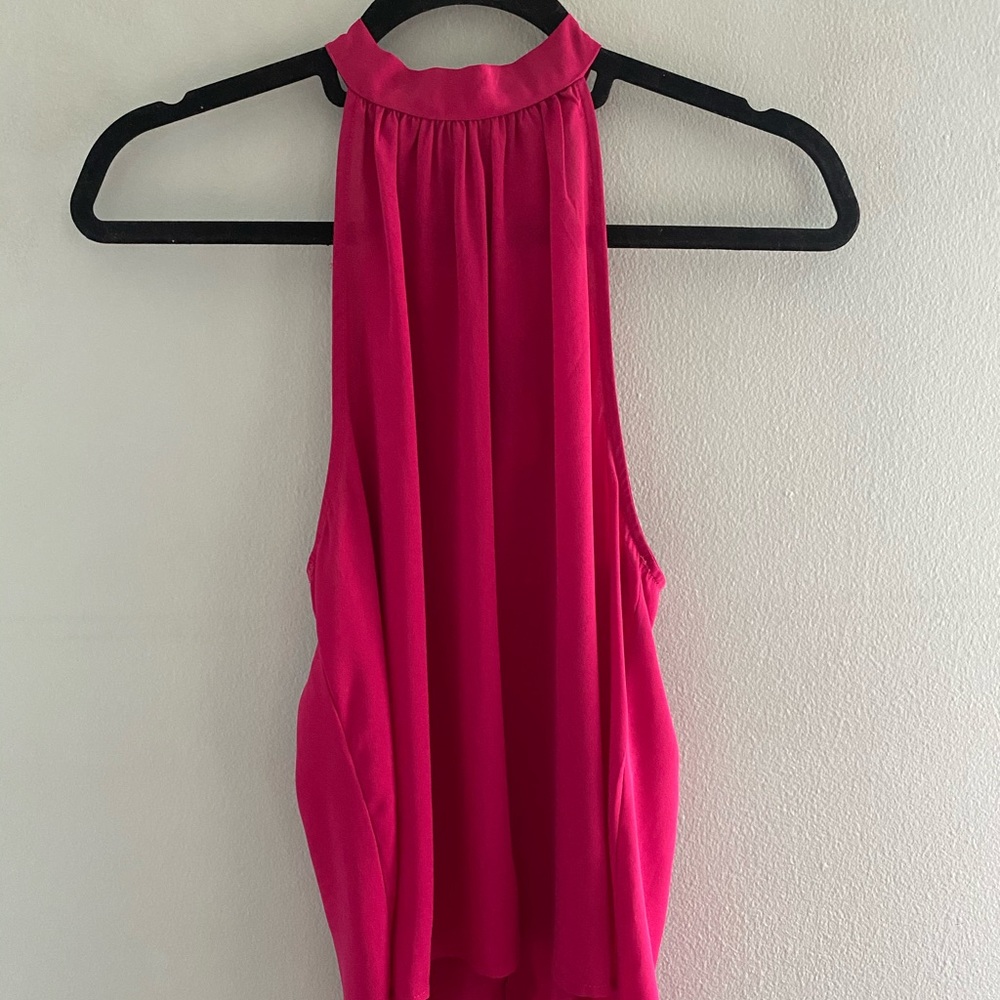 Hot pink blouse